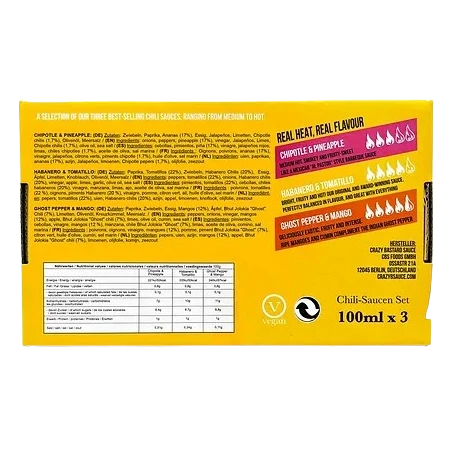 3 Sauces Set "The Best" - 3x100ml - CRAZY BASTARD 6 3 Sauces Set "The Best" - 3x100ml - CRAZY BASTARD – Image 4