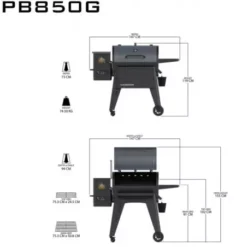 Barbecue à Pellets Navigator 850 PIT BOSS 8 Barbecue à Pellets Navigator 850 PIT BOSS -LA MAISON DU BARBECUE barbecue a pellets navigator 850g 2