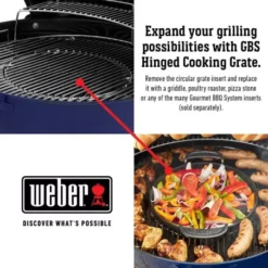 Barbecue Charbon Master-Touch Gbs 5750 - Ocean Blue - WEBER -LA MAISON DU BARBECUE barbecue charbon master touch gbs 5750 57 cm ocean blue 4