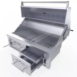 Barbecue Encastrable Hybride Charbon De Bois & Gaz 42" - 106cm - SUNSTONE 12 Barbecue Encastrable Hybride Charbon De Bois & Gaz 42" - 106cm - SUNSTONE -LA MAISON DU BARBECUE barbecue hybride gaz charbon de bois 76cm 2