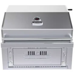 Barbecue Encastrable Hybride Charbon De Bois Et Gaz 30" - 76cm - SUNSTONE