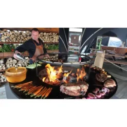 Brasero OFYR XL Plancha Acier Corten Pied 50cm 9 Brasero OFYR XL Plancha Acier Corten Pied 50cm -LA MAISON DU BARBECUE brasero ofyr xl plancha acier cortene pied 50cm 3