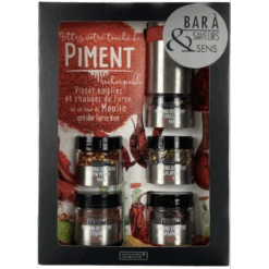 Bar Ă Piments 5 Pots + Moulin - SAVOR & SENS