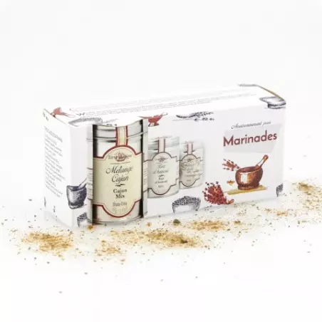 Coffret Pour Marinades 450g, TERRE EXOTIQUE 3 Coffret Pour Marinades 450g, TERRE EXOTIQUE