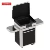 Pack Combo Plancha Electrique 65 Noir & Inox Avec Capot Noir - ENO 2 Pack Combo Plancha Electrique 65 Noir & Inox Avec Capot Noir - ENO -LA MAISON DU BARBECUE combo plancha electrique enosign 65 acier noir inox