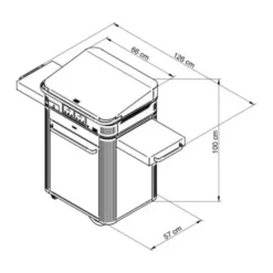 Pack Combo Plancha Electrique 65 Noir & Inox Avec Capot Noir - ENO 7 Pack Combo Plancha Electrique 65 Noir & Inox Avec Capot Noir - ENO -LA MAISON DU BARBECUE combo plancha electrique enosign 65 acier noir inox 2