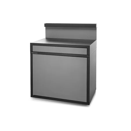 Support Desserte Acier Ferme Noir Et Gris Mat 3 Support Desserte Acier Ferme Noir Et Gris Mat