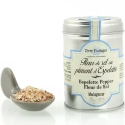 Fleur De Sel Au Piment D'Espelette 90g, TERRE EXOTIQUE