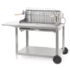 Grilloir + Chariot Exclusive Irissarry Inox 78 X 32 -LA MAISON DU BARBECUE irissary inox sur chariot