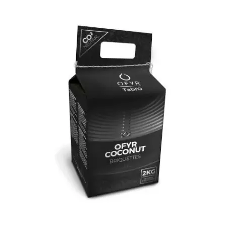 Briquettes De Noix De Coco 2Kg - OFYR 3 Briquettes De Noix De Coco 2Kg - OFYR