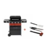 Pack + Barbecue Hybride Gaz & Charbon Gas2Coal 330 2.0 3 Brûleurs + Set D'ustensiles -LA MAISON DU BARBECUE pack barbecue hybride gaz charbon gas2coal 330 20 3 bruleurs set d ustensiles