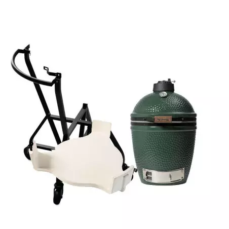 Pack + De Noël BIG GREEN EGG M Avec Chariot à Poignee + Conveggtor + Racloir + Extracteur + Grille Fonte + Allume-feux X2 3 Pack + De Noël BIG GREEN EGG M Avec Chariot à Poignee + Conveggtor + Racloir + Extracteur + Grille Fonte + Allume-feux X2