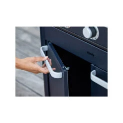 Combo Plancha Enosign Gaz 80 Bleu Navy Avec Capot Navy - ENO -LA MAISON DU BARBECUE pack combo plancha enosign gaz 80 bleu navy 2