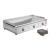 Pack Plancha Gaz PLANET Chef 80 Lisse + Housse -LA MAISON DU BARBECUE pack plancha chef 80 housse 1