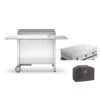 Pack Plancha PLANET Chef 80 Elec + Chariot Fermé+Hous+Capot