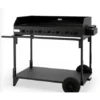 Plancha Exception Pakita Noire 105cm Sur Chariot Pliable -LA MAISON DU BARBECUE plancha exception pakita acier noir 105 cm sur chariot