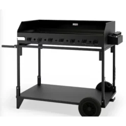 Plancha Exception Pakita Noire 105cm Sur Chariot Pliable