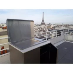 Plancha Electrique Encastrable Oasi In.El60 Inox Plaque Lisse + Couvercle - PLANET -LA MAISON DU BARBECUE plancha gaz encastrable 80 cm inox 2 feux plaque lisse couvercle planet 3