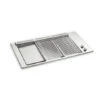 Planet BBQ Gaz Oasi Encastrable Grill 2/3 Et Plancha 1/3 + Capot -LA MAISON DU BARBECUE plancha gaz encastrable oasi 55 cm inox plaque lisse rainuree couvercle planet 1