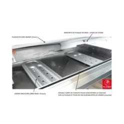 Plancha Gaz PLANET Chef 55 Plaque Inox Lisse (Réf. 0201136) 7 Plancha Gaz PLANET Chef 55 Plaque Inox Lisse (Réf. 0201136) -LA MAISON DU BARBECUE plancha gaz planet chef 55 plaque inox lisse 2