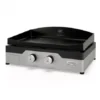 Plancha Gaz Signature Allure 260 Duo Acier/Inox -LA MAISON DU BARBECUE plancha signature allure 260 duo acier inox