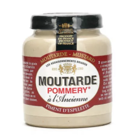 Pommery Moutarde Au Piment D'Espelette 100g 3 Pommery Moutarde Au Piment D'Espelette 100g