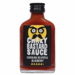 Sauce Piquante Carolina Reaper & Blueberry 100ml - CRAZY BASTARD