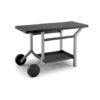 Table Roulante Acier Noir Et Gris Mat Pour Plancha Tra Ng -LA MAISON DU BARBECUE table roulante acier noir et gris mat pour plancha