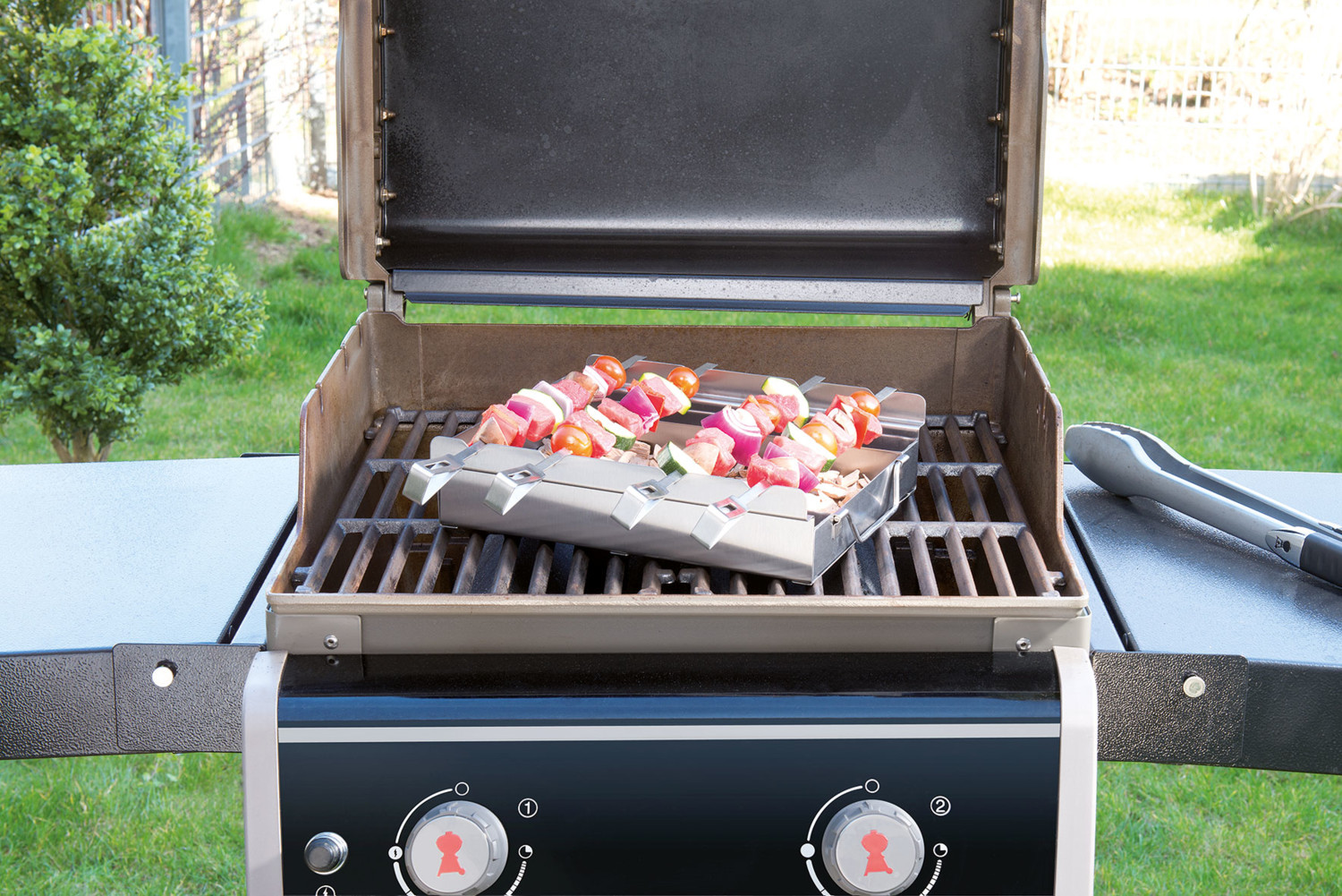 LA MAISON DU BARBECUE -LA MAISON DU BARBECUE accessoire 5 en 1 pour barbecue avec 4 brochettes ref NX6049 3 1